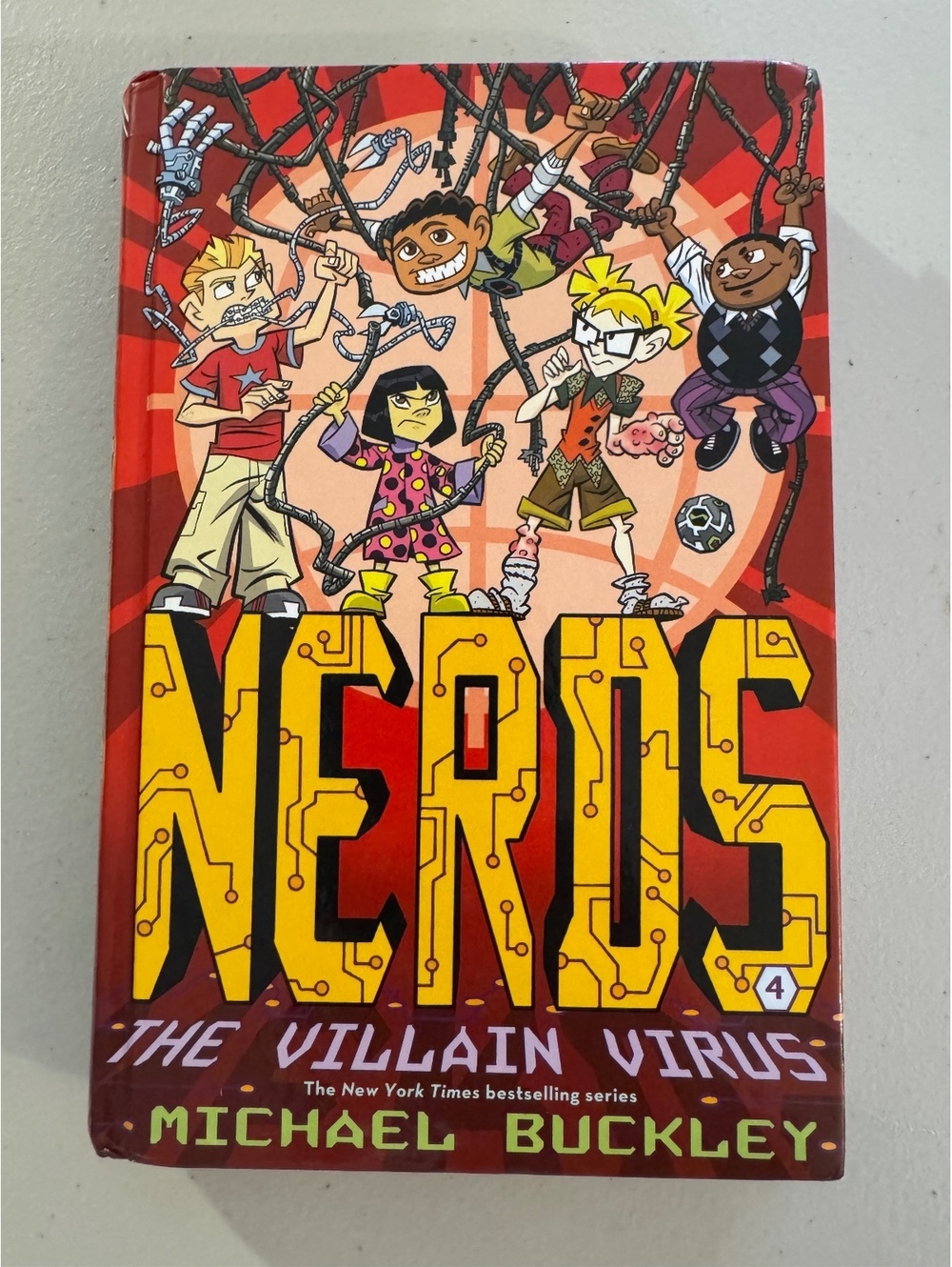 NERDS The Villain Virus by Michael Buckley Hardcover